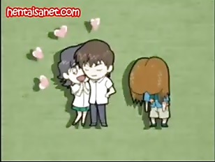 Japanese cartoon young student