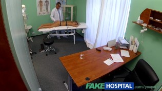 FakeHospital Surprise creampie for girl with small pussy and nice ass