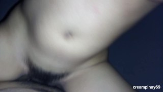 Pinay with Beautiful Tits Rides Horny BF until Cumshot